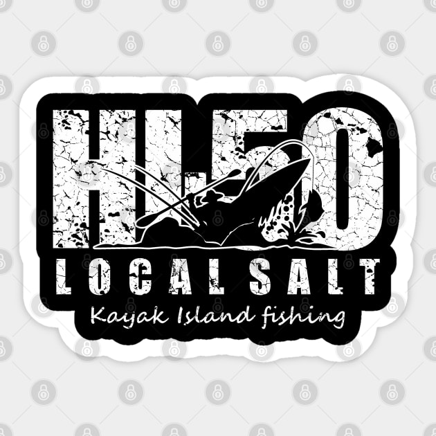 Local Salt Island Style Kayak Fishing Sticker by badtuna